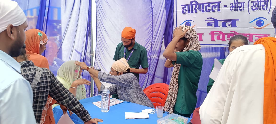 Eye camps in Mehngapur